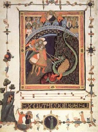 Bonaguida, Pacino di Detail of the Apparition of Saint Michael china oil painting image